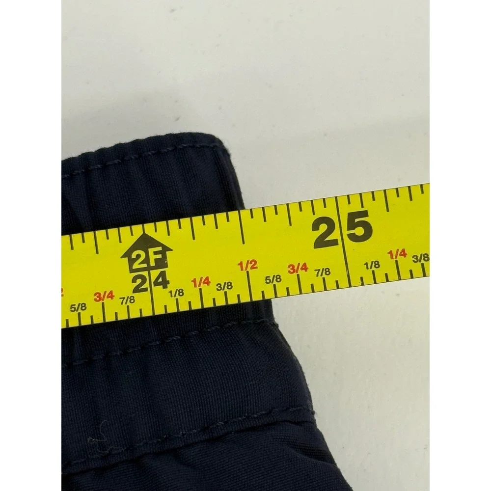 Caribbean Swimwear Mens Sz 4XB Navy Blue Cargo Swim Trunks Mesh Lined Big & Tall